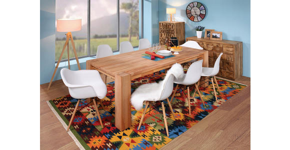 ESSTISCH Kernbuche rechteckig   - Kernbuche, Natur, Holz (200/100/75cm) - Carryhome