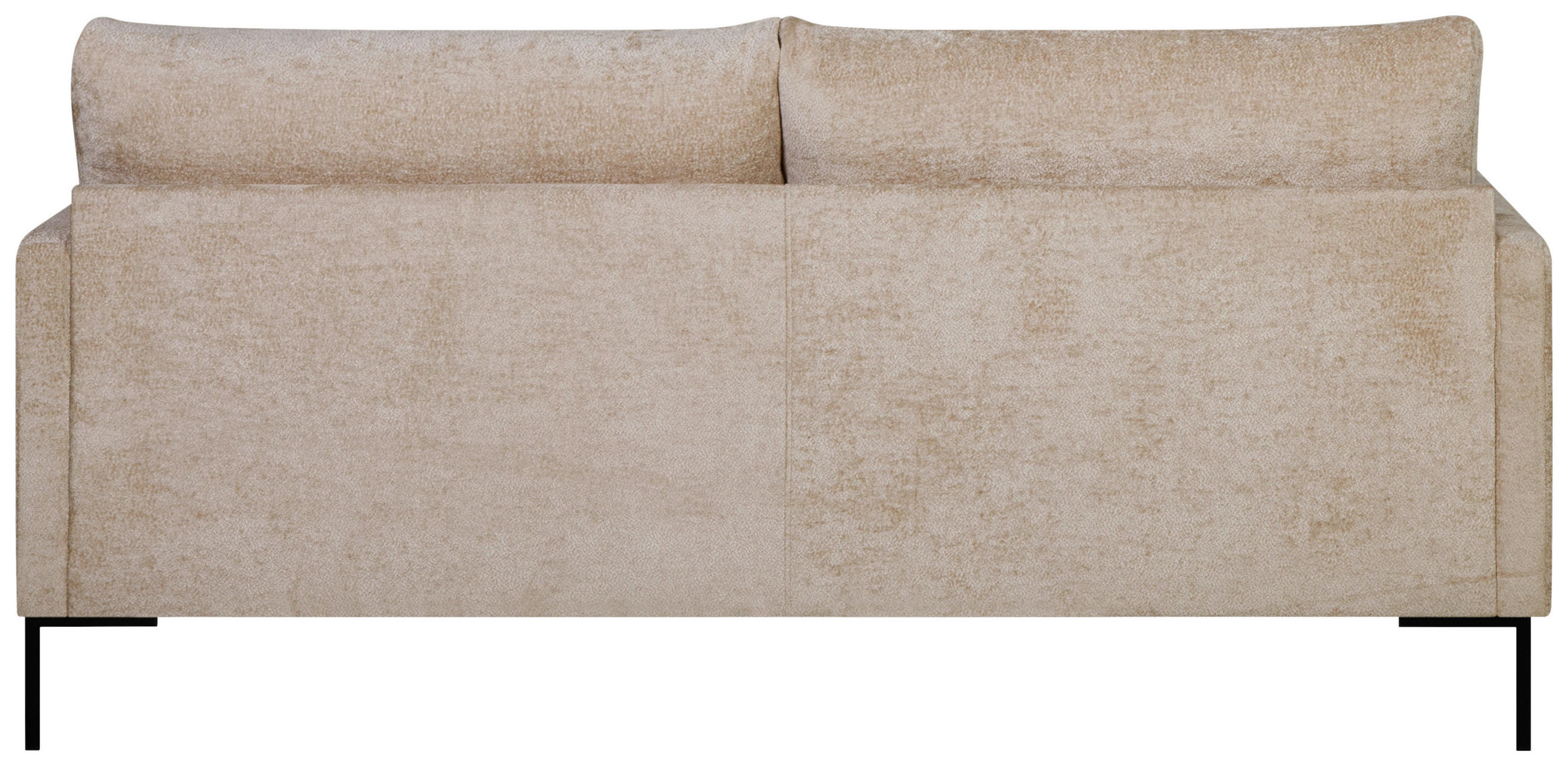 2,5-SITS SOFFA i tyg beige  - beige/svart, Klassisk, metall/textil (176/78/87cm) - Hom`in