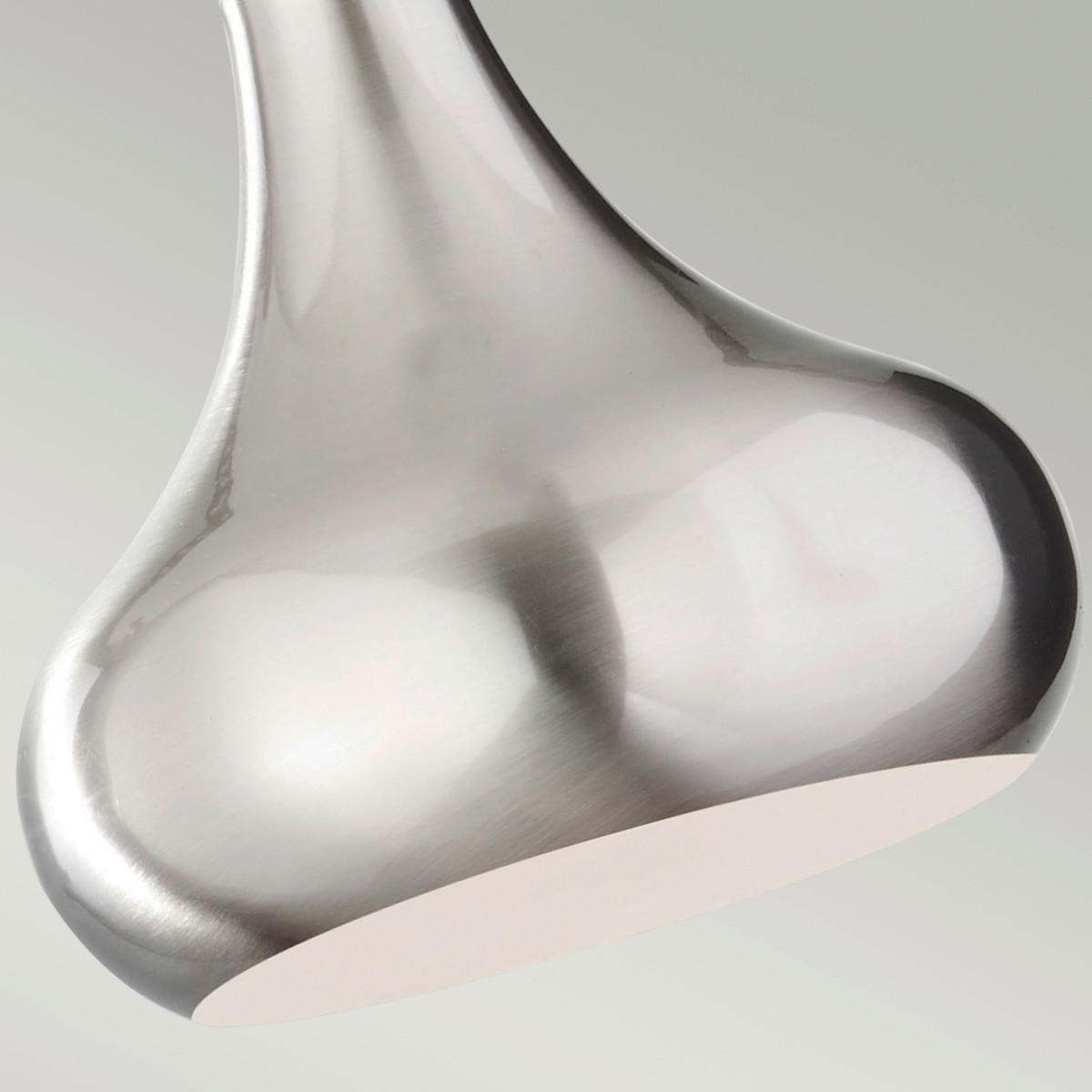HÄNGELEUCHTE 17.9/28.1 cm    - Edelstahlfarben, Design, Metall (17.9/28.1cm) - Elstead Lighting