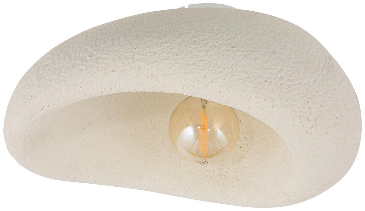 DECKENLEUCHTE 41/28/21 cm   - Weiß, Design, Kunststoff/Metall (41/28/21cm) - Collet's Monde