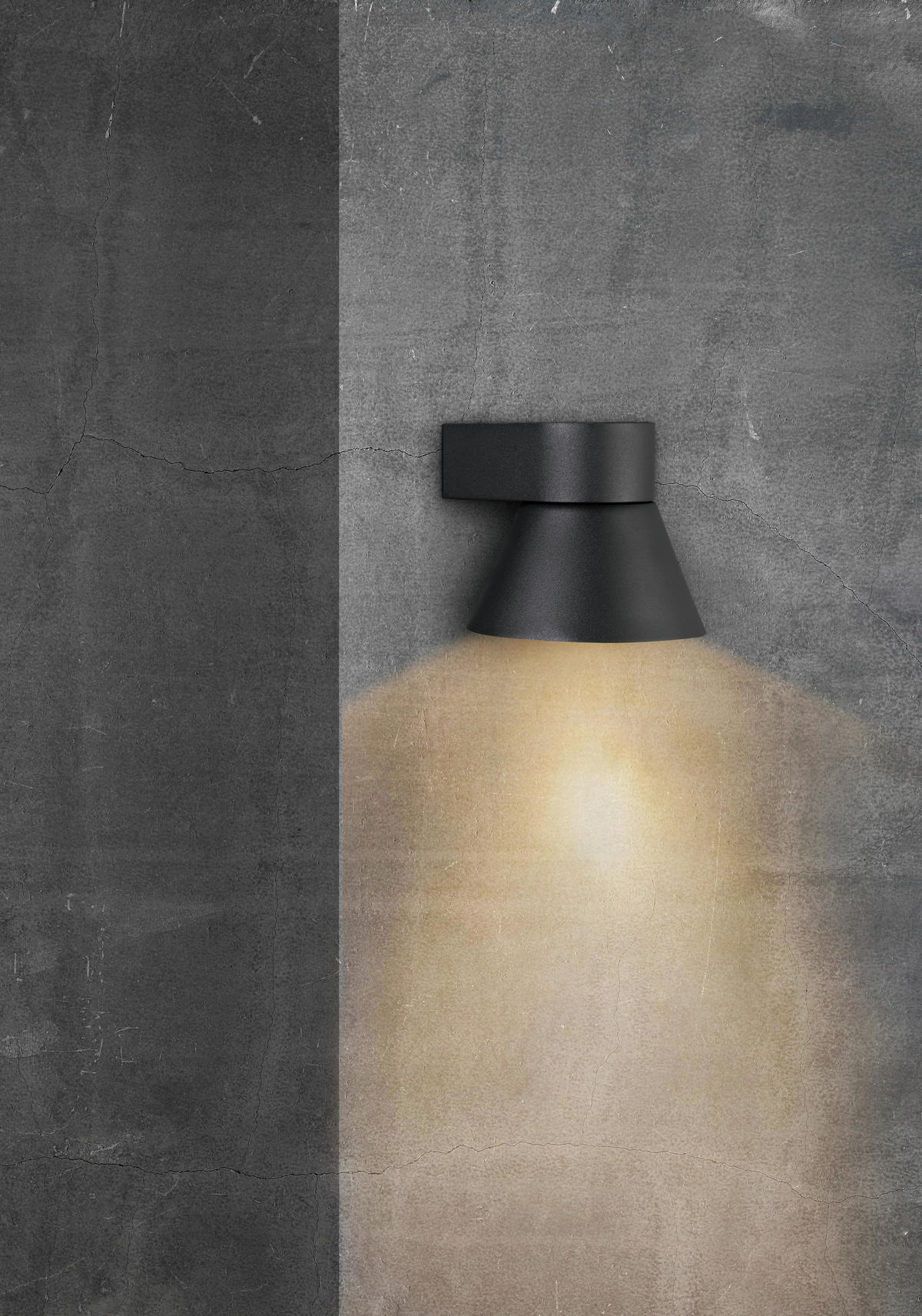 AUßENWANDLEUCHTE 17,5/22 cm   - Schwarz, Design, Metall (17,5/22cm) - Nordlux