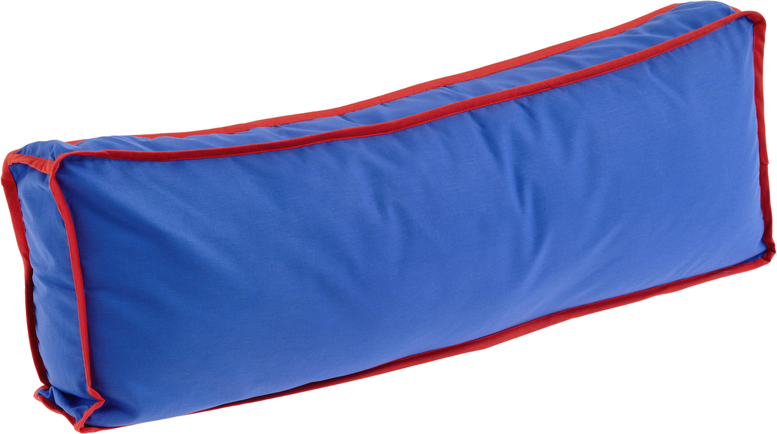 ANATOMICKÝ POLŠTÁŘ 90/38/12 cm - modrá/červená, Design, textil (90/38/12cm) - Xora