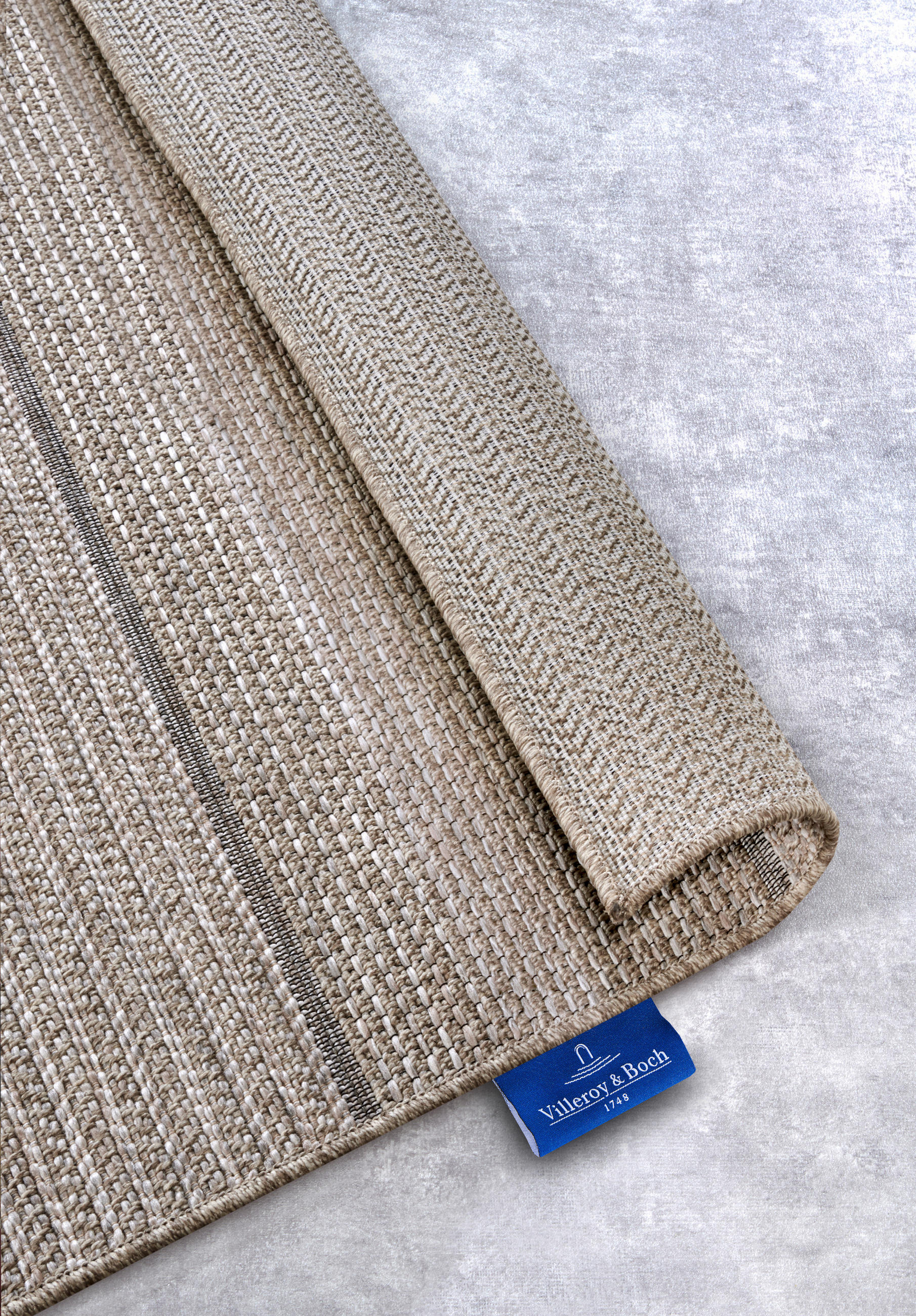 OUTDOORTEPPICH 115/170 cm Kollektion 1836 Hellbraun  - Hellbraun, Design, Kunststoff/Textil (115/170cm) - Villeroy & Boch