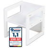 LERNTURM Littlefoot 3-in-1  - Weiß, Basics, Holz (32/32/32cm) - Tobi