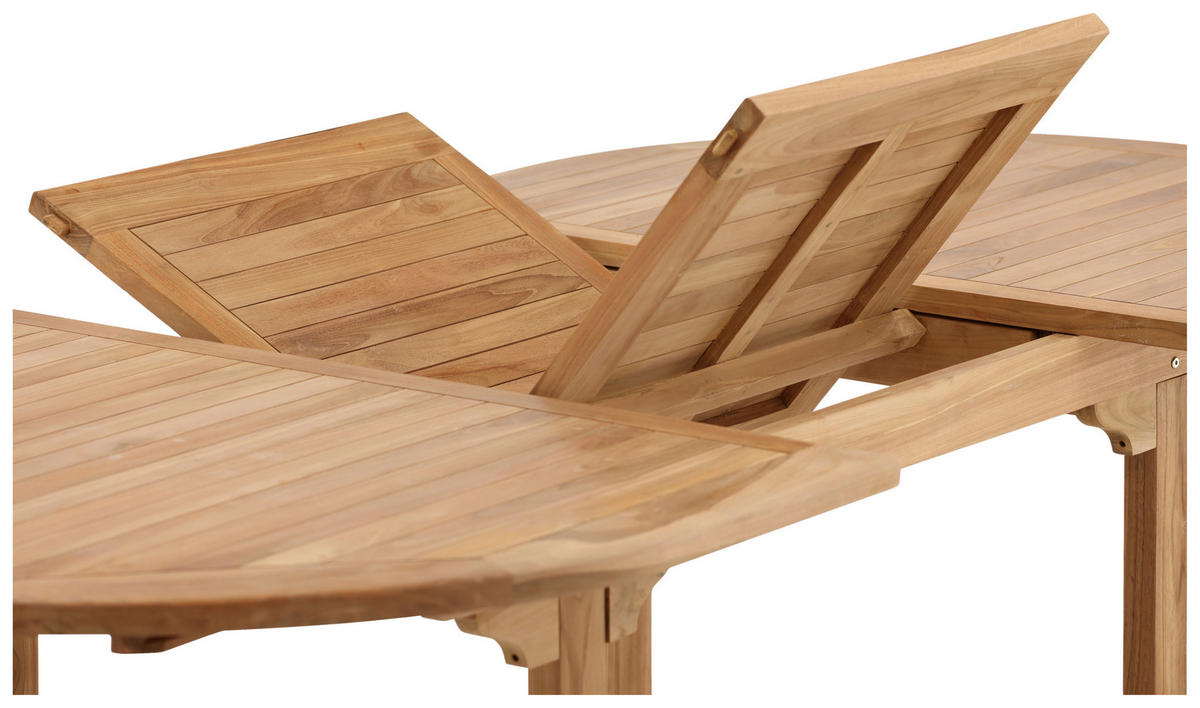 GARTENTISCH 180/120/75 cm  - Teakfarben, KONVENTIONELL, Holz (180/120/75cm) - Gardenson
