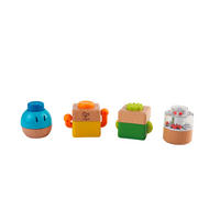 BAUSTEINE - Multicolor, Basics, Holz/Holzwerkstoff (24,3/22,1/5,6cm) - Hape