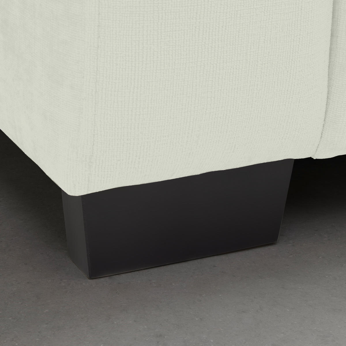 BIG SOFFA i vit  - vit/svart, Modern, trä (246/93/124cm) - MID.YOU