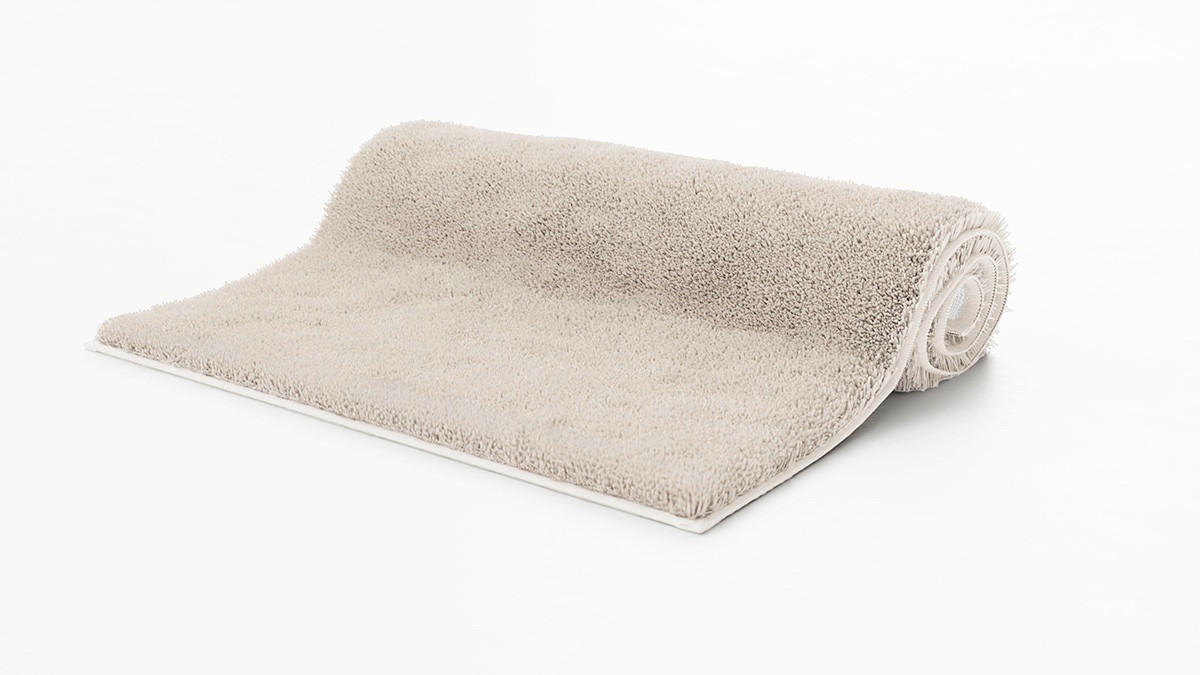 BADEMATTE Cappuccino 60/100 cm  - Cappuccino, Basics, Kunststoff/Textil (60/100cm) - Grund