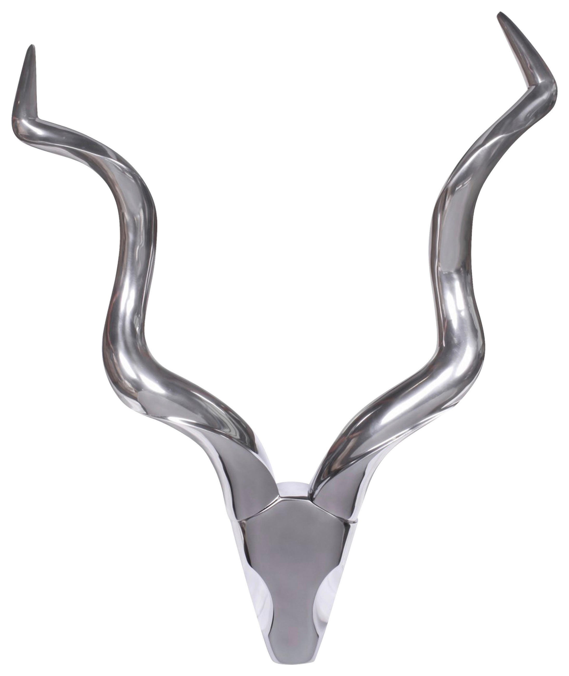 WANDDEKO  - Silberfarben, Modern, Metall (80/110/10cm) - MID.YOU