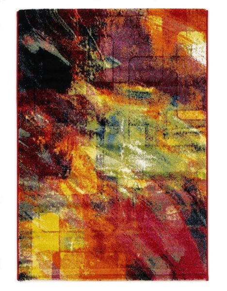 WEBTEPPICH 65/130 cm Happiness New Brush Multicolor  - Multicolor, Basics, Textil (65/130cm) - Novel