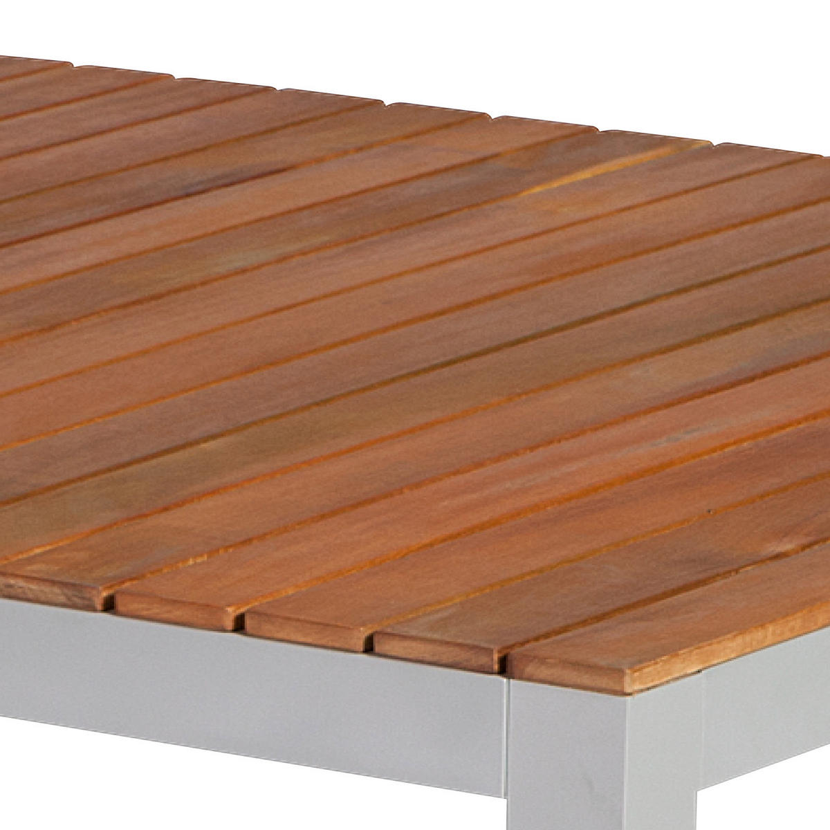 GARTENTISCHGRUPPE  - Beige/Silberfarben, ROMANTIK / LANDHAUS, Holz/Kunststoff - Gardenson