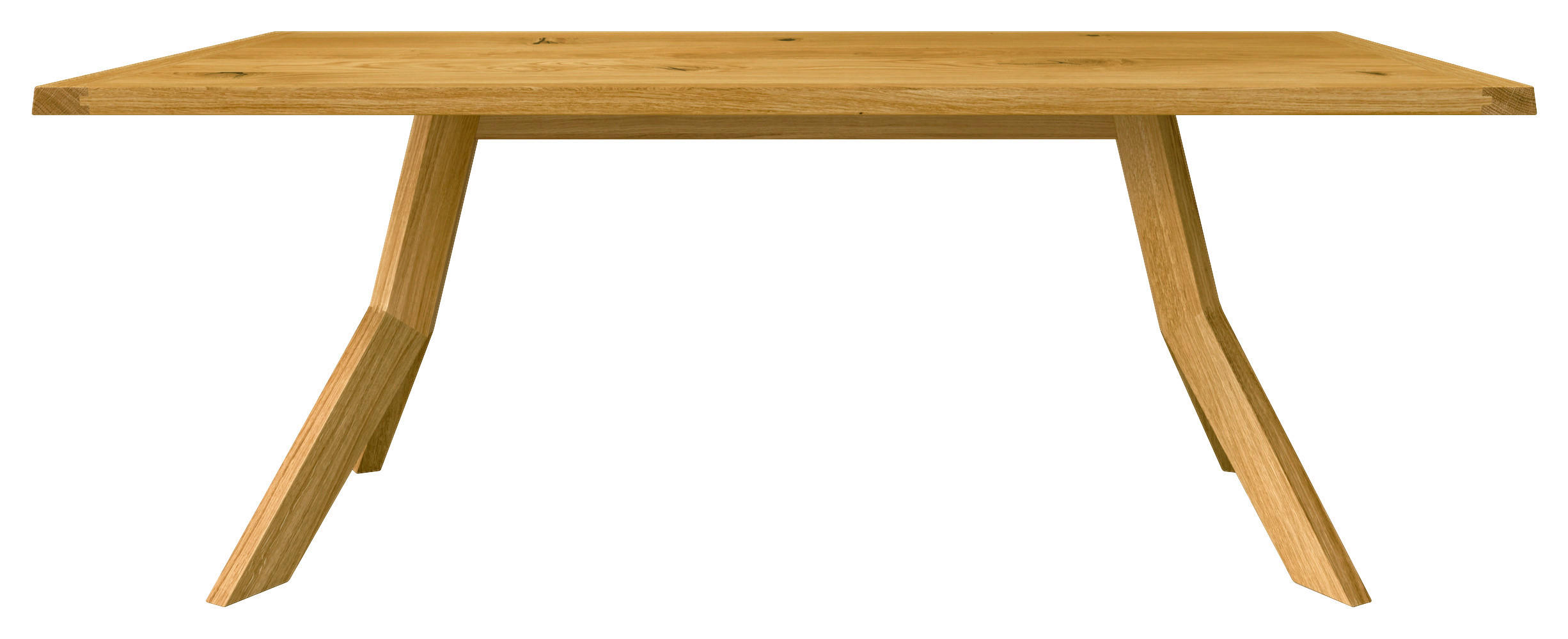 ESSTISCH in Holz 250/100/75 cm  - Wildeiche/Eichefarben, Design, Holz (250/100/75cm) - Team 7