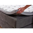 BOXSPRINGBETT 160/200 cm  in Grau  - Schwarz/Grau, KONVENTIONELL, Kunststoff/Textil (160/200cm) - Carryhome