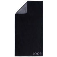 HANDTUCH CLASSIC DOUBLEFACE Schwarz  - Schwarz, Design, Textil (50/100cm) - Joop!