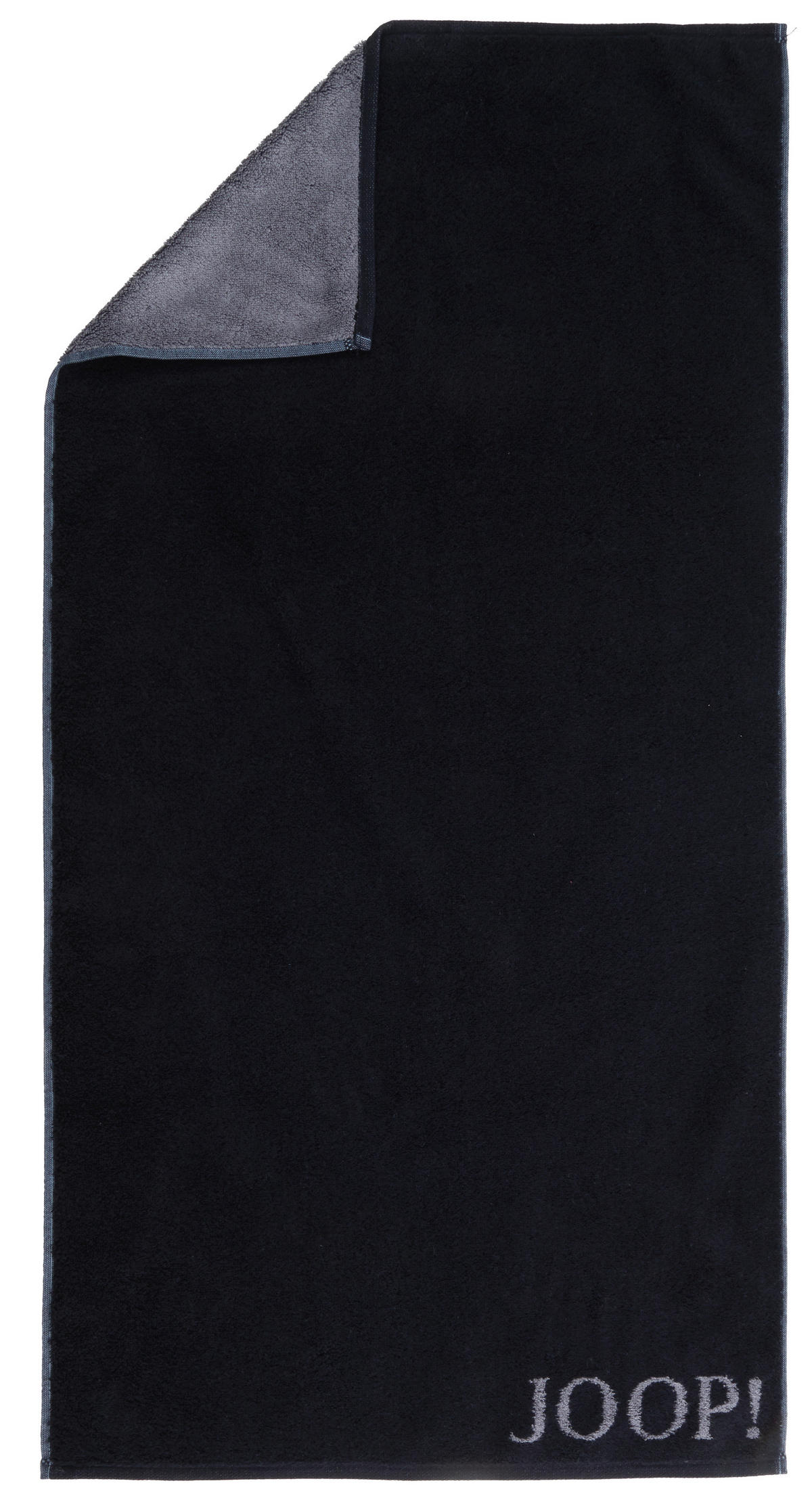 HANDTUCH CLASSIC DOUBLEFACE Schwarz  - Schwarz, Design, Textil (50/100cm) - Joop!