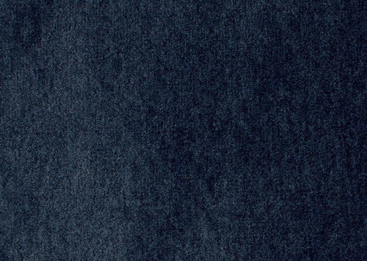 WOHNLANDSCHAFT in Samt, Webstoff Dunkelblau  - Schwarz/Dunkelblau, Design, Textil/Metall (177/385/216cm) - Welnova