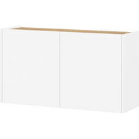 SCHUHSCHRANK Weiß, Eichefarben  - Eichefarben/Weiß, Design, Holzwerkstoff (93/52/29cm)