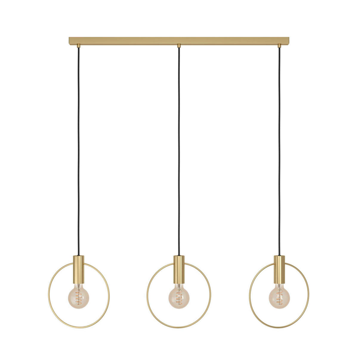 HÄNGELEUCHTE 101/5/110 cm  - Messingfarben, Design, Metall (101/5/110cm) - Eglo