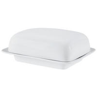 DÓZA NA MASLO porcelán keramika  - biela, Design, keramika (18,4/14,7/6,5cm) - Seltmann Weiden