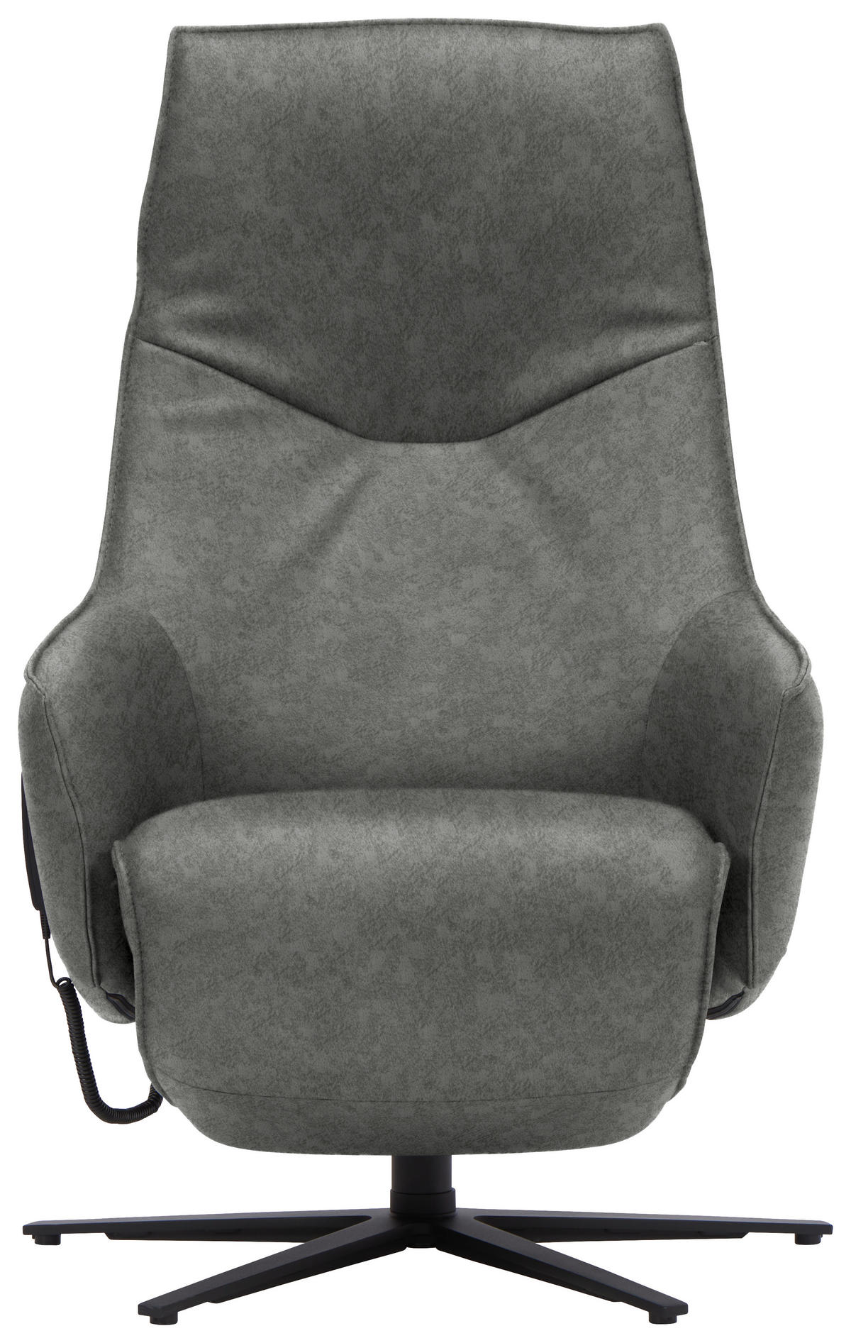 RELAXSESSEL in Leder Dunkelgrau  - Dunkelgrau/Anthrazit, Design, Leder/Metall (70/85/112cm) - Himolla Komfortklass