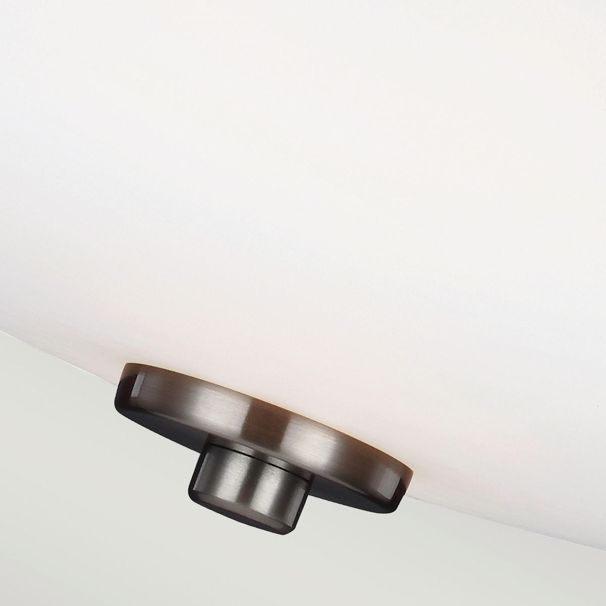 DECKENLEUCHTE  35.2/29.7 cm    - Nickelfarben, Basics, Glas/Metall (35.2/29.7cm) - Elstead Lighting