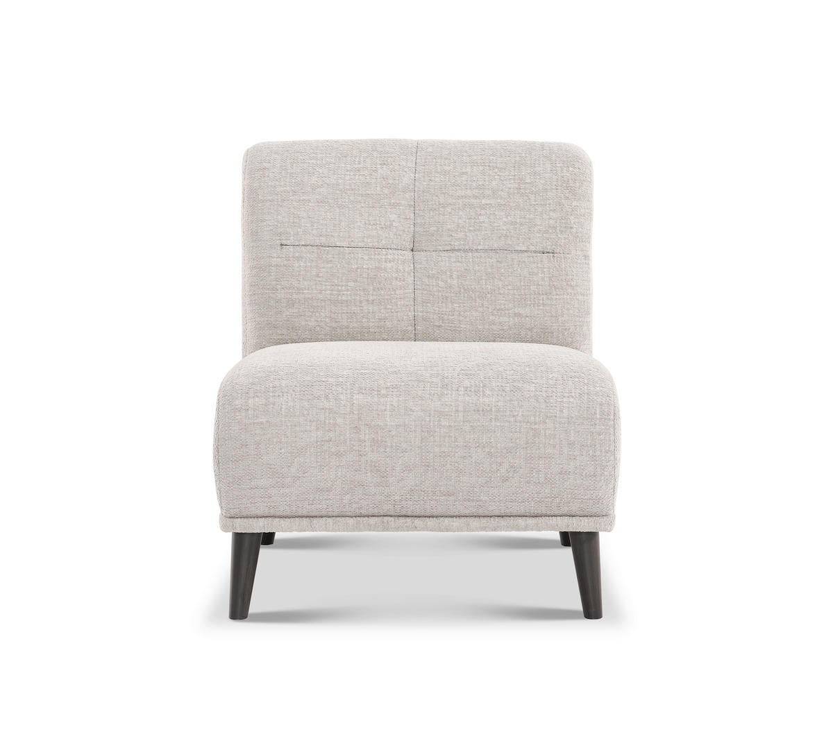SESSEL in Bouclé Hellgrau  - Hellgrau/Schwarz, Design, Holz/Textil (68/80/102cm) - Livetastic