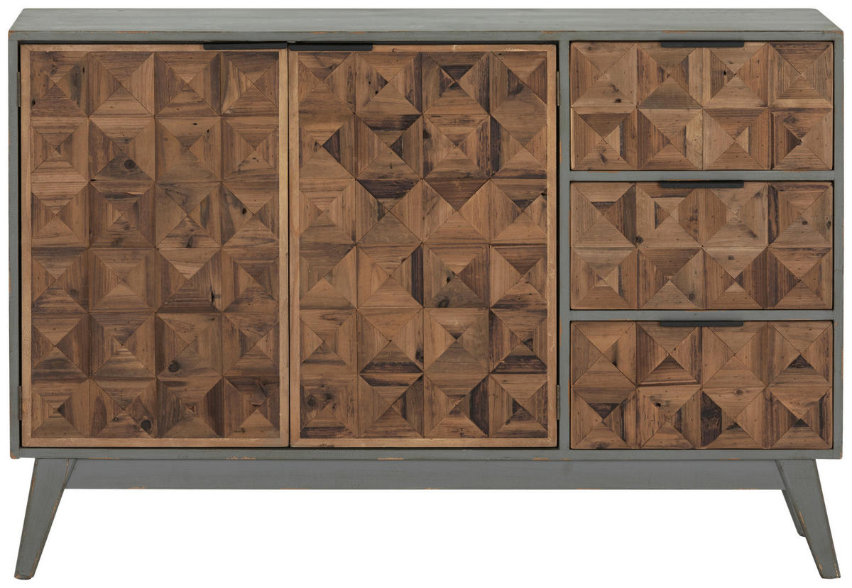 SIDEBOARD  in 120/81/34 cm  - Multicolor/Schwarz, KONVENTIONELL, Holz/Metall (120/81/34cm) - Livetastic