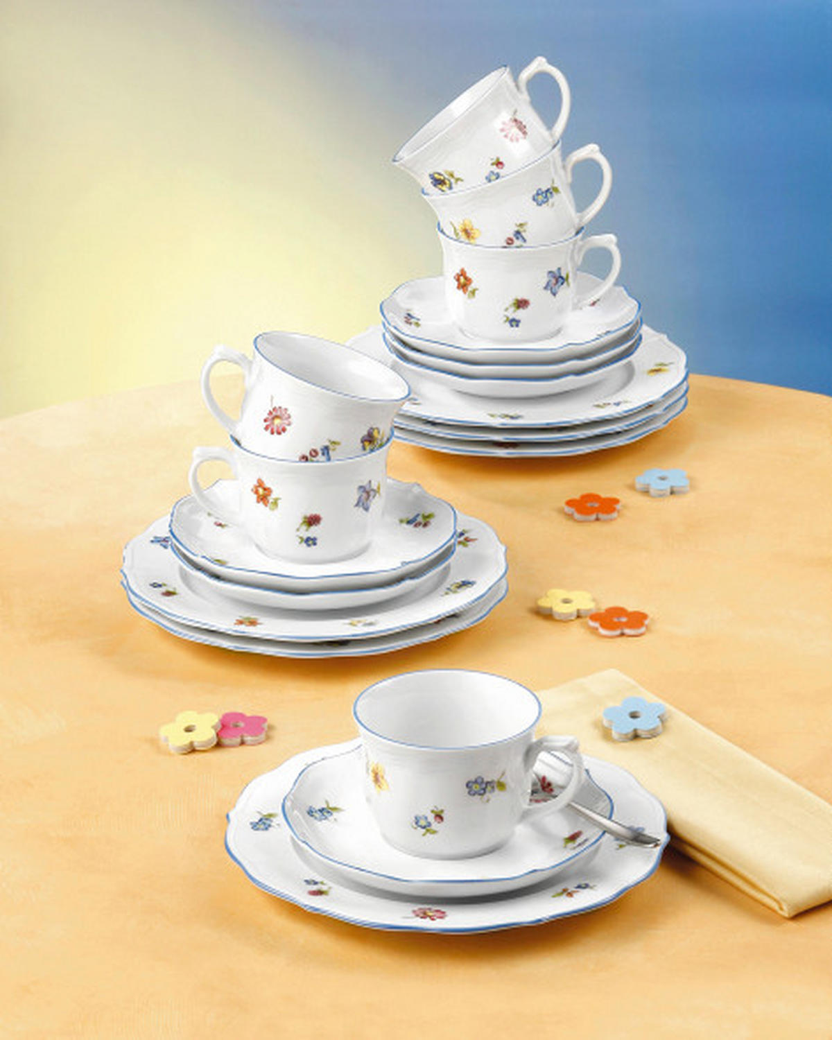 UNTERTASSE Nostalgie 15 cm  - Multicolor/Weiß, Basics, Keramik (15cm) - Seltmann Weiden