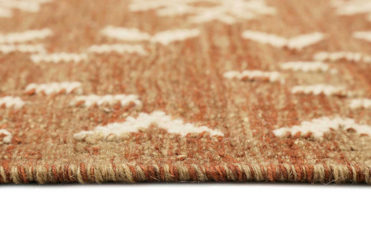 HANDWEBTEPPICH 130/190 cm Monaco Creme, Sahara rechteckig  - Creme/Sahara, Basics, Textil (130/190cm) - WECON HOME