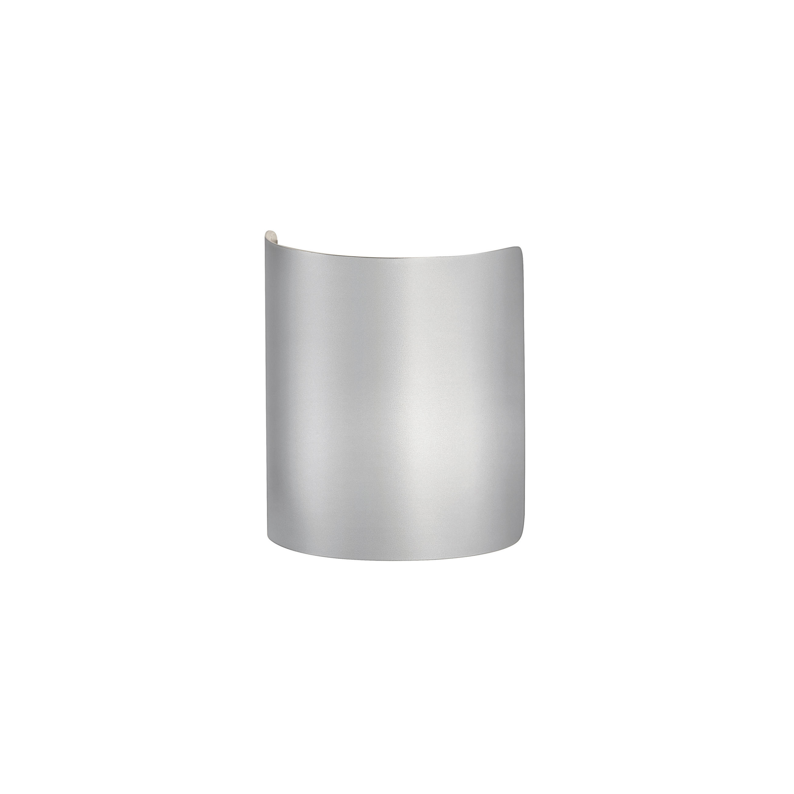 LED-WANDLEUCHTE 12/15/6,5 cm   - Silberfarben, Design, Metall (12/15/6,5cm) - Fischer & Honsel