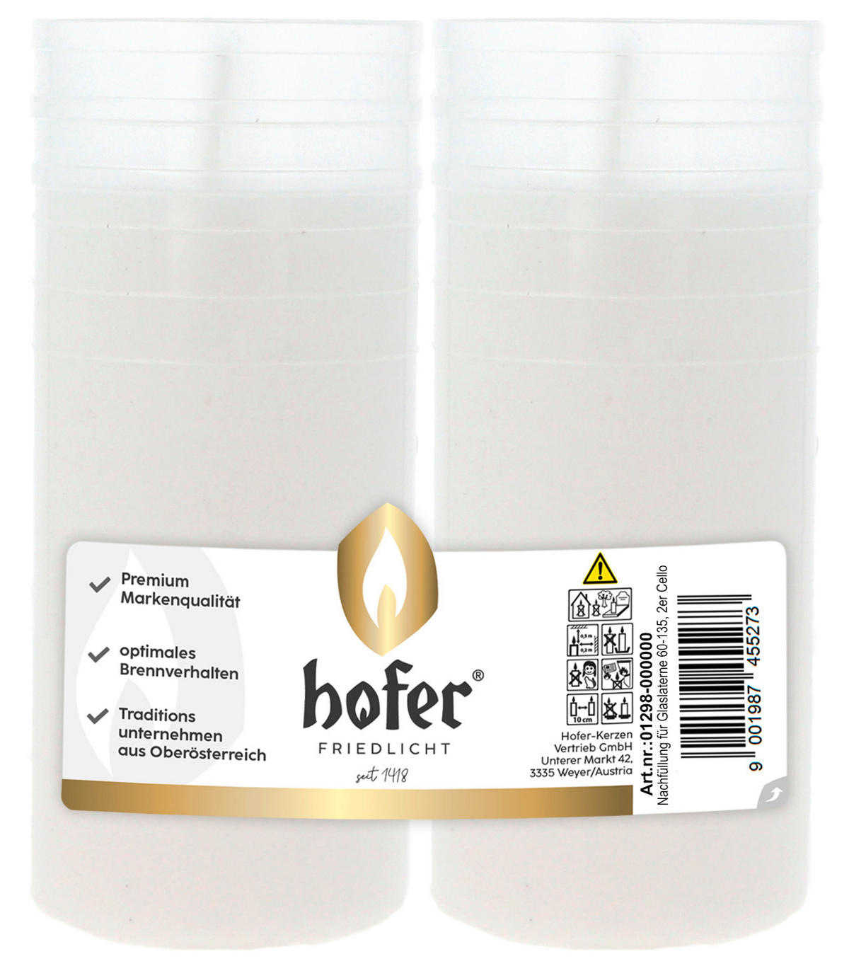 GRABLICHT-NACHFÜLLUNG - Basics, Kunststoff (12/6/14,7cm)