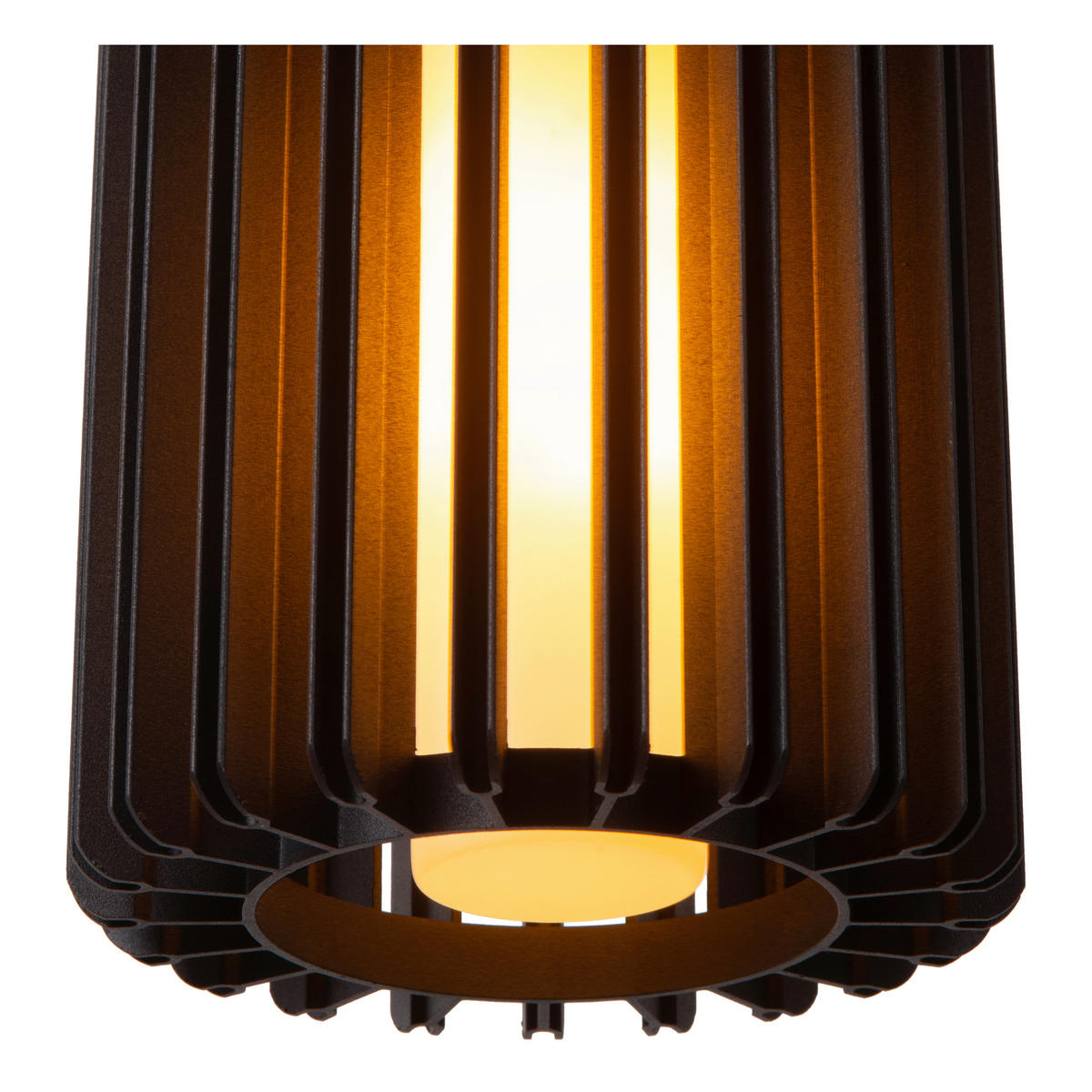 HÄNGELEUCHTE LAMBRES 40/40/164 cm   - Schwarz, Trend, Metall (40/40/164cm) - Lucide