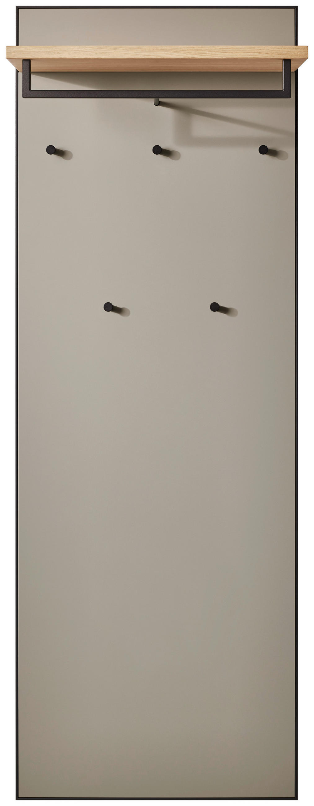 GARDEROBENPANEEL  in 60/170/27 cm  - Fango/Eichefarben, Design, Holzwerkstoff (60/170/27cm) - Dieter Knoll