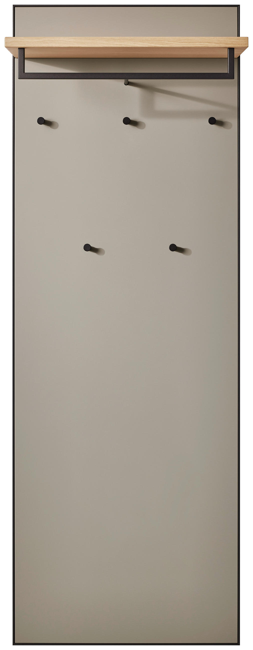 GARDEROBENPANEEL  in 60/170/27 cm  - Fango/Eichefarben, Design, Holzwerkstoff (60/170/27cm) - Dieter Knoll