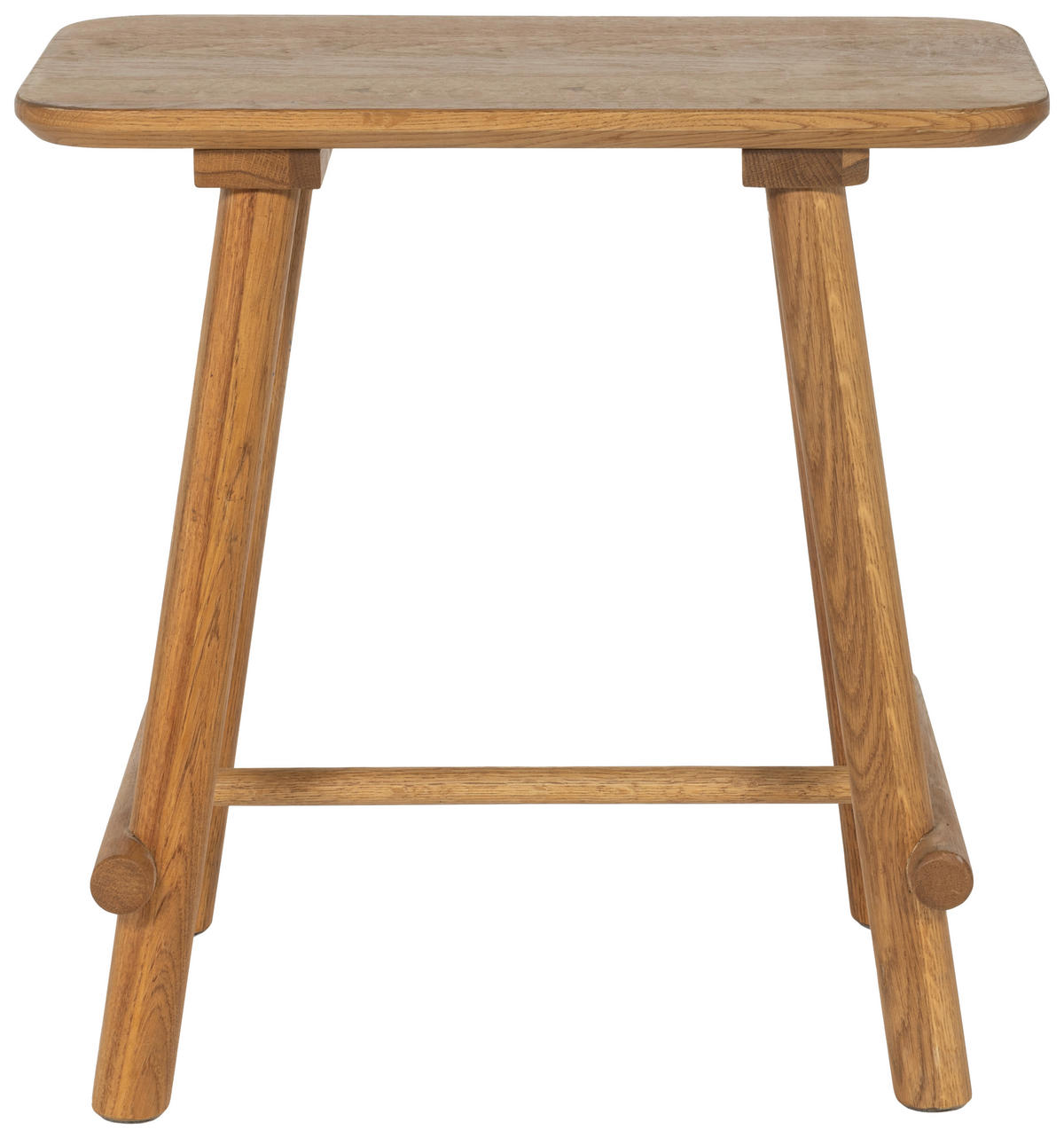 HOCKER Eiche Eichefarben  - Eichefarben, Natur, Holz (45/45/30cm) - Linea Natura