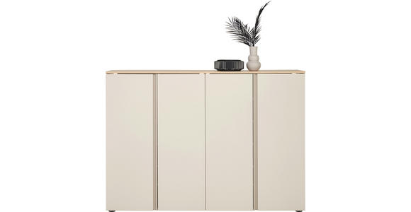 SCHUHSCHRANK 158,2/113,2/34 cm  - Kaschmir/Eichefarben, Design, Holzwerkstoff/Kunststoff (158,2/113,2/34cm) - Voleo