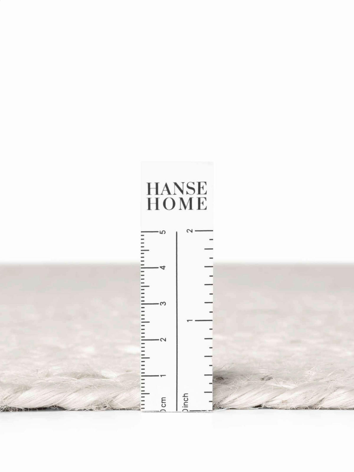 JUTETEPPICH 80/200 cm Juno Weiß rechteckig  - Weiß, Natur, Textil (80/200cm) - Hanse Home