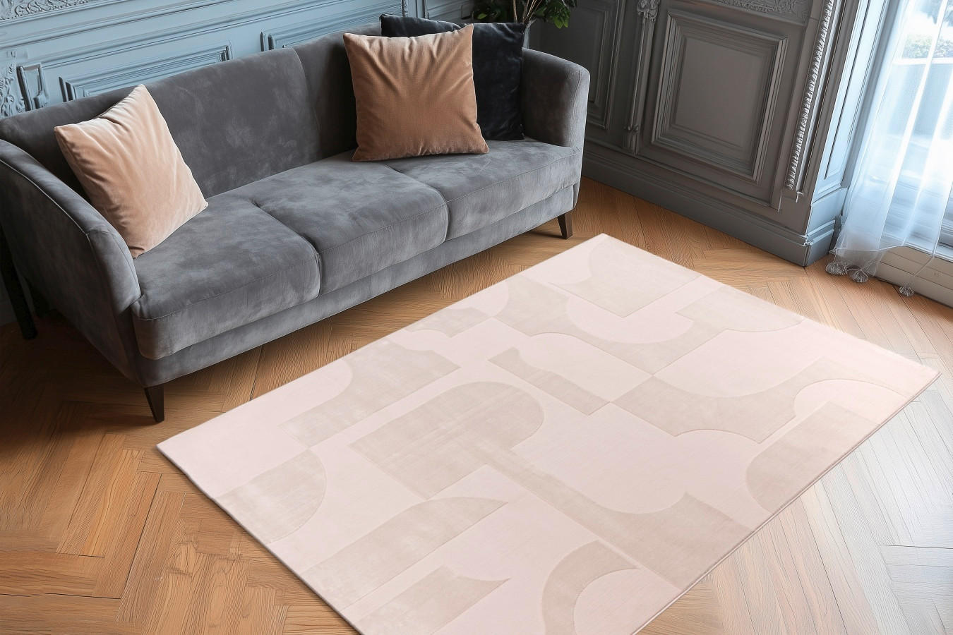 TKANI TEPIH 80/150 cm   bež   - bež, Basics, tekstil (80/150cm)