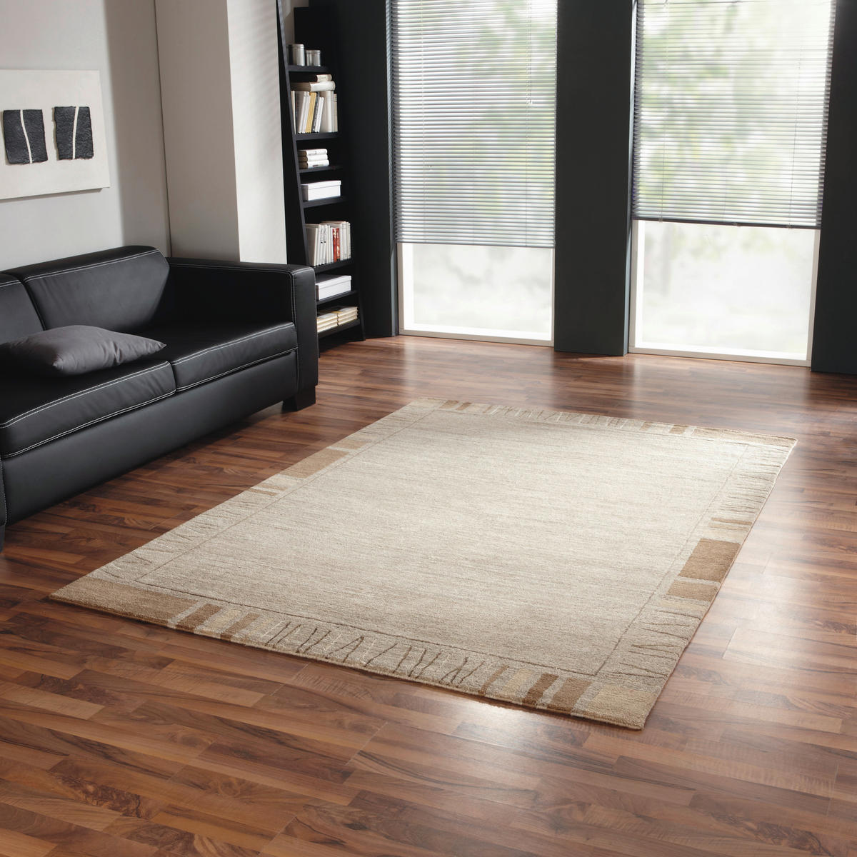 ORIENTTEPPICH 90/160 cm Sena Silk Mata Naturfarben  - Naturfarben, Basics, Textil (90/160cm) - Cazaris