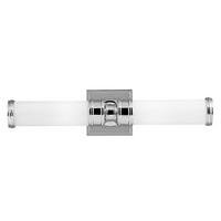 BADEZIMMER-WANDLEUCHTE - Chromfarben, Design, Glas/Metall (50,2/12,7/12.7cm) - Elstead Lighting