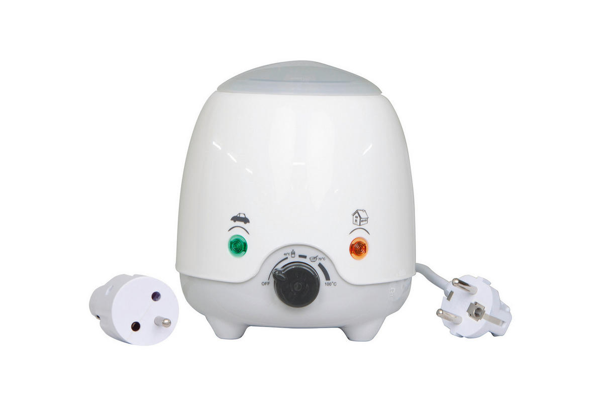 BABYKOSTWÄRMER  - Weiß/Grau, Basics, Kunststoff/Metall (15/16cm) - My Baby Lou