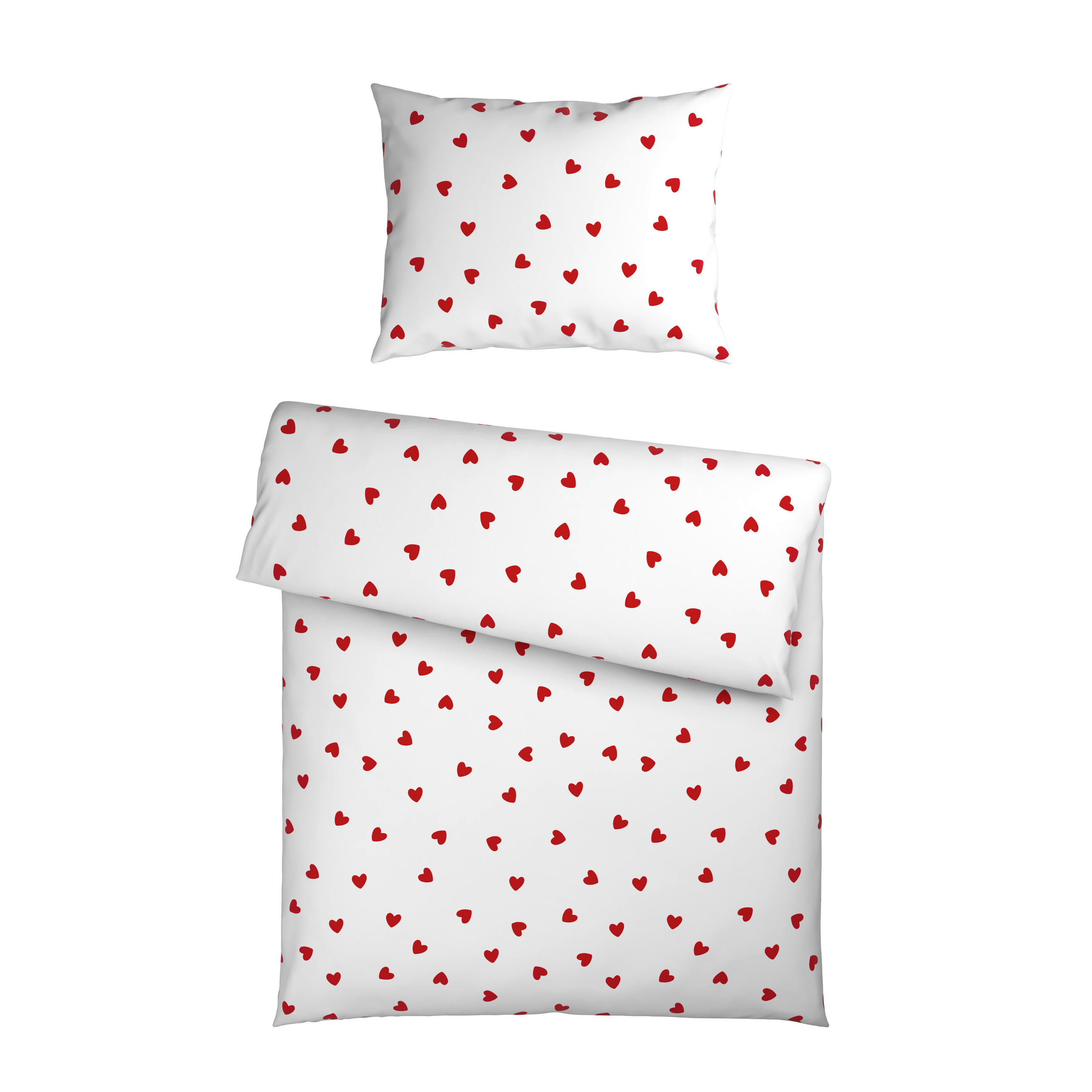 BETTWÄSCHE 2-teilig Renforcé 140/200 cm  - Weiß, Textil (140/200cm) - Novel
