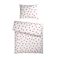 BETTWÄSCHE 2-teilig Renforcé 140/200 cm  - Weiß, Textil (140/200cm) - Novel