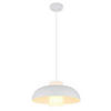 HÄNGELEUCHTE 38/120 cm    - Weiss/Opal, Trend, Glas/Textil (38/120cm) - Globo