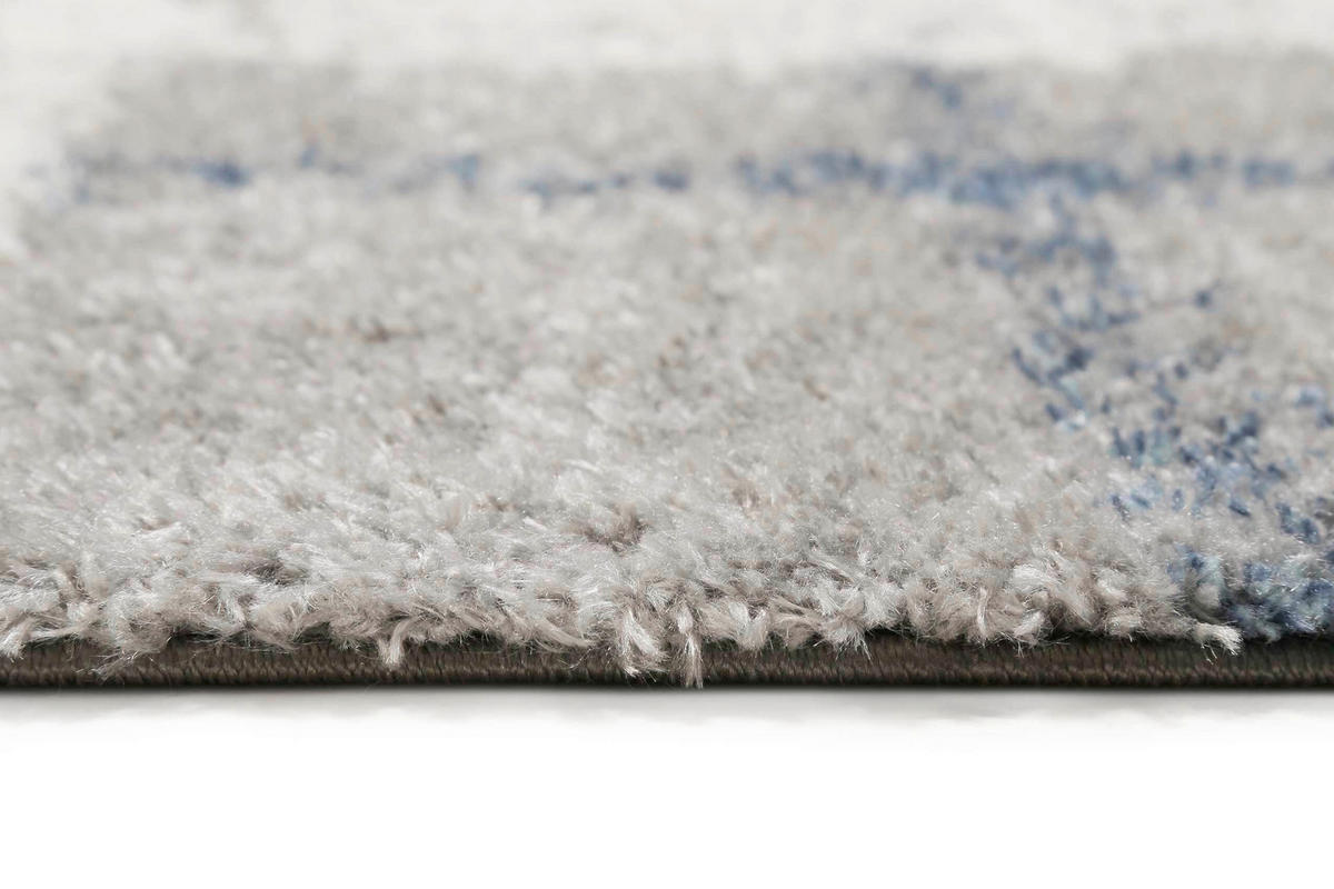 HOCHFLORTEPPICH 160/225 cm Nora Blau, Creme, Grau  - Blau/Creme, KONVENTIONELL, Textil (160/225cm) - Esprit