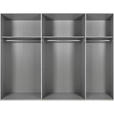 SCHWEBETÜRENSCHRANK  in Grau, Sahara  - Schwarz/Grau, KONVENTIONELL, Glas/Holzwerkstoff (313/236/65cm) - Carryhome