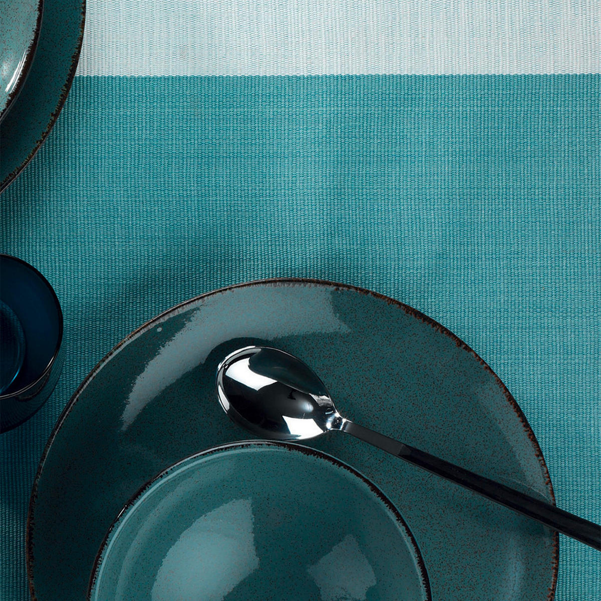 KOMBISERVICE Blau 18-teilig 6 Personen  - Blau, Basics, Keramik (25/25/3cm) - P & B