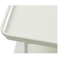 COUCHTISCH 110/55/34 cm rechteckig Creme  - Creme, Basics, Metall (110/55/34cm) - Xora