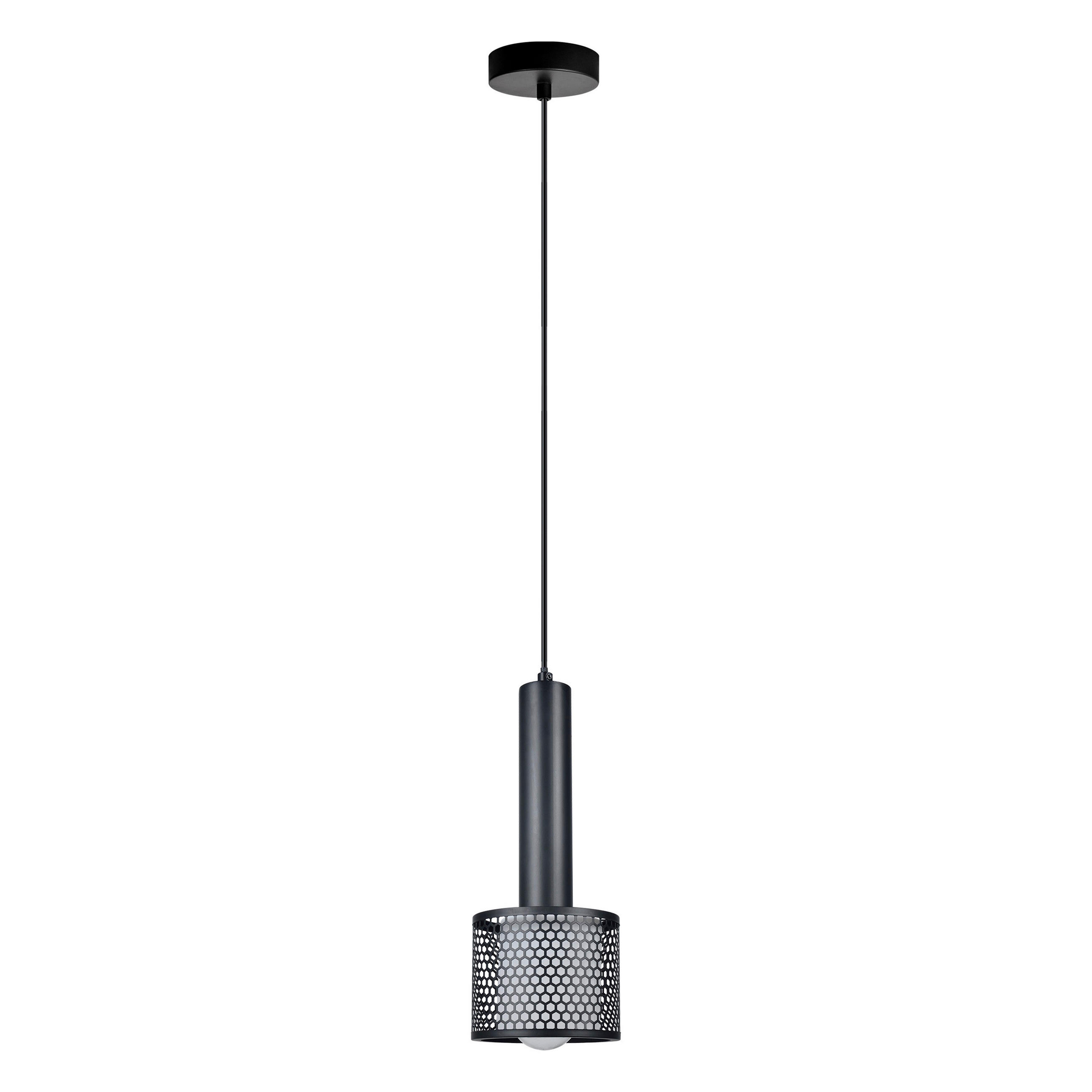 ZÁVESNÉ SVIETIDLO, 12/150 cm  - čierna, Basics, kov (12/150cm)