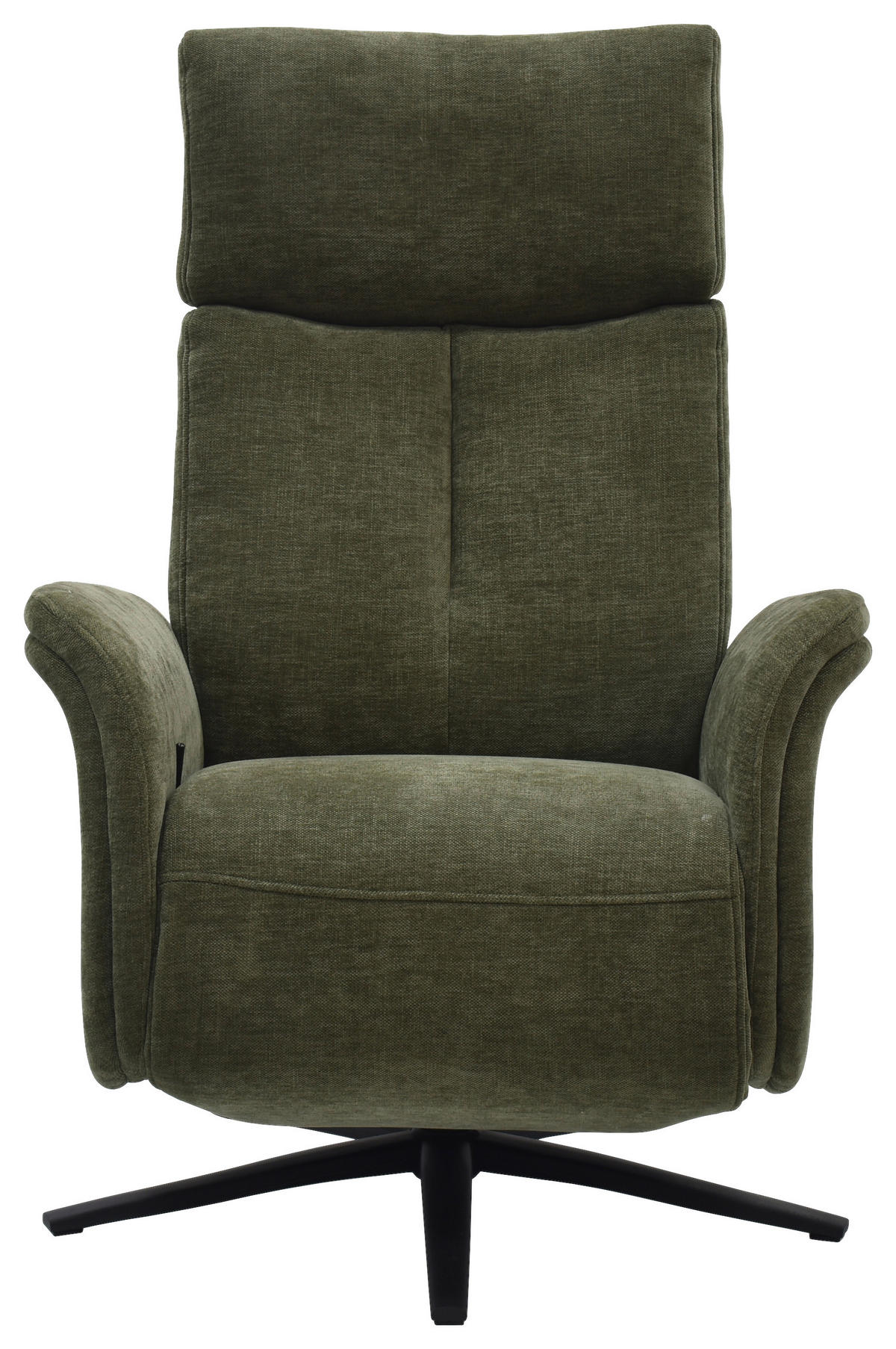 RELAXSESSEL Webstoff    - Schwarz/Grün, Design, Holz/Textil (75/109/84/148/84cm) - Livetastic